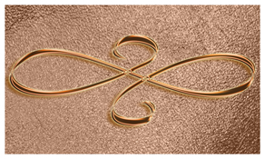 DNSEMP-C-601-CP-SH-BZ Copper Scroll Shimmer Bronze